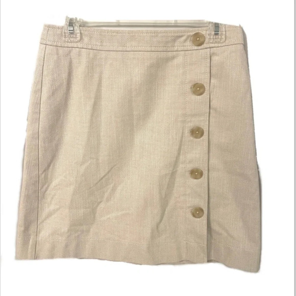 Ann Taylor Button Front Skirt - Picture 1 of 5